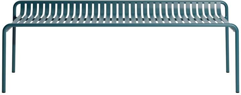 Petite Friture Week-end tuinbank zonder rugleuning Ocean Blue