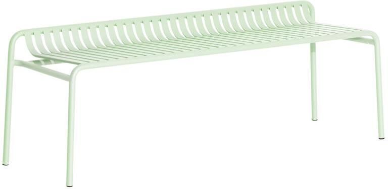 Petite Friture Week-end tuinbank zonder rugleuning Pastel Green