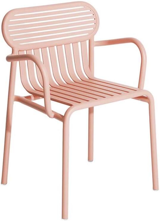 Petite Friture Week-end tuinstoel met armleuningen blush