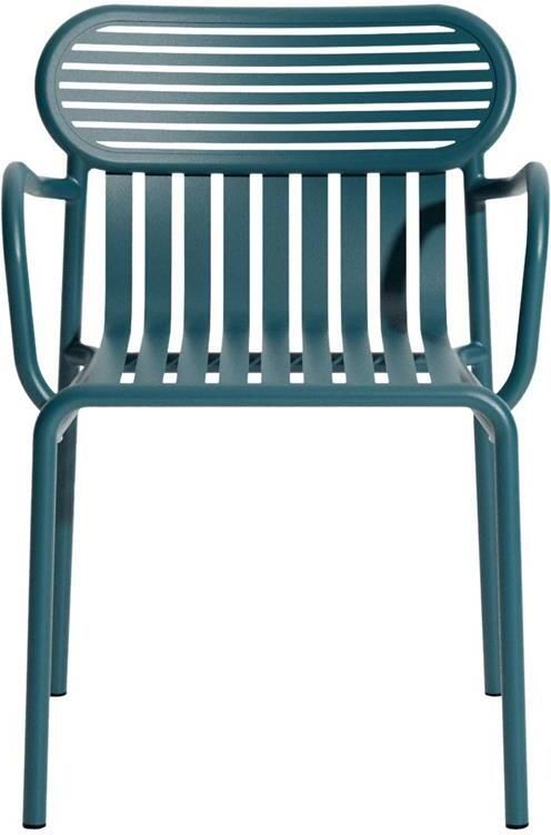 Petite Friture Week-end tuinstoel met armleuningen Ocean Blue