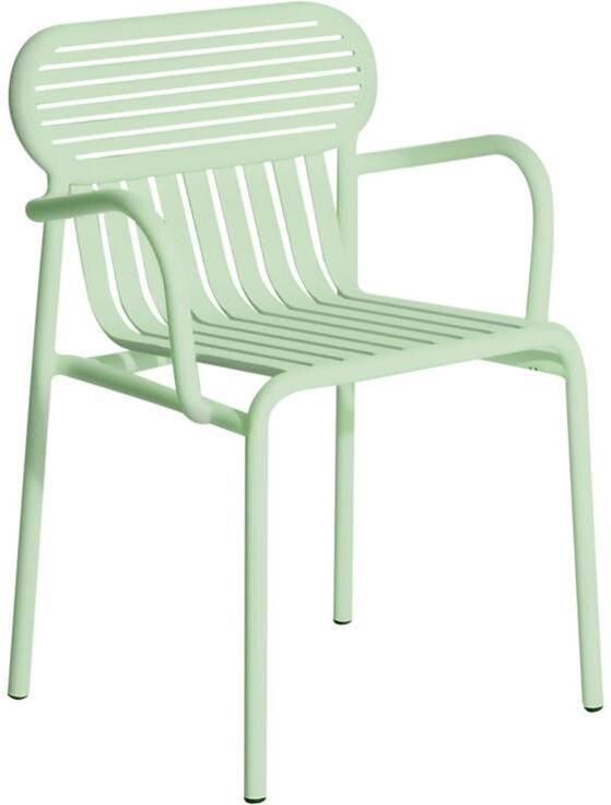 Petite Friture Week-end tuinstoel met armleuningen Pastel Green