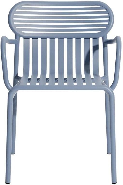 Petite Friture Week-end tuinstoel met armleuningen Pigeon Blue
