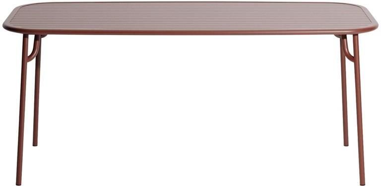 Petite Friture Week-end tuintafel 180x85 Brown Red