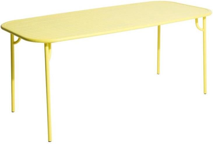 Petite Friture Week-end tuintafel 180x85 geel