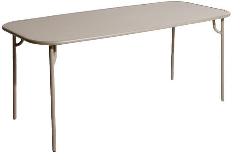 Petite Friture Week-end tuintafel 180x85 met dicht blad dune