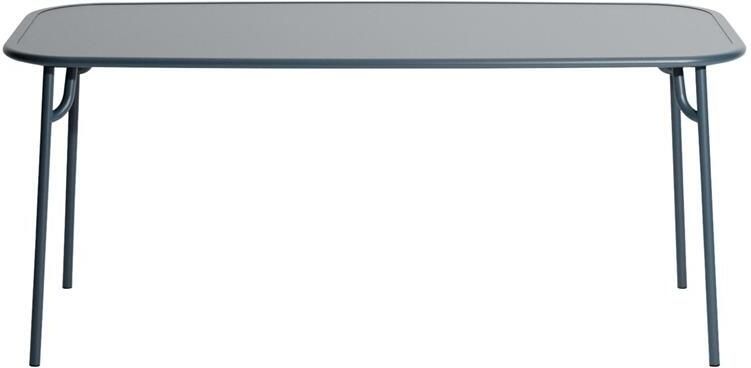 Petite Friture Week-end tuintafel 180x85 met dicht blad Grey Blue