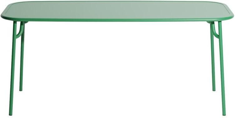 Petite Friture Week-end tuintafel 180x85 met dicht blad Mint Green
