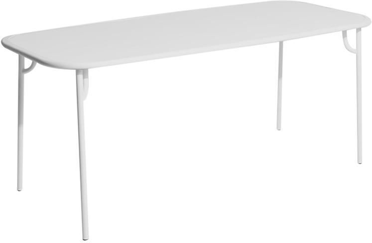 Petite Friture Week-end tuintafel 180x85 met dicht blad Pearl Grey