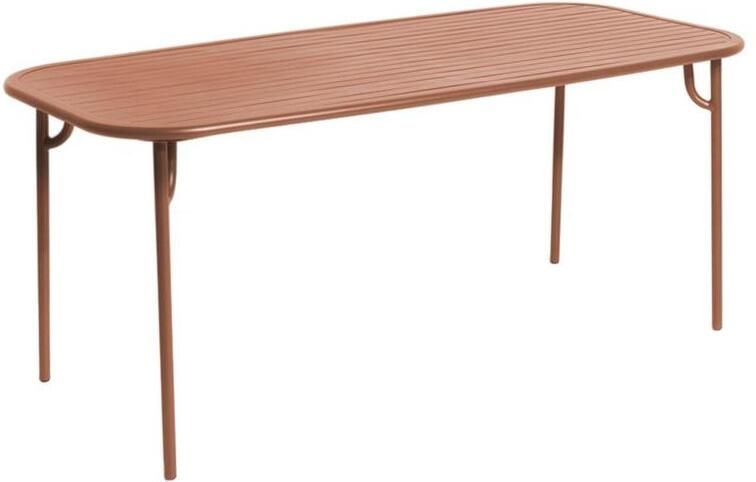 Petite Friture Week-end tuintafel 180x85 terracotta