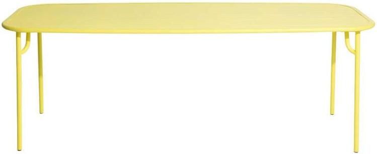 Petite Friture Week-end tuintafel 220x85 geel
