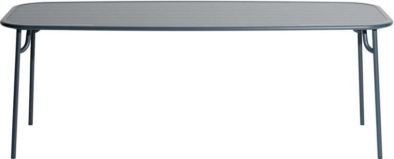 Petite Friture Week-end tuintafel 220x85 Grey Blue