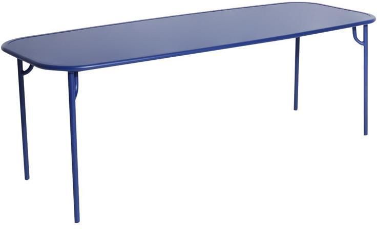 Petite Friture Week-end tuintafel 220x85 met dicht blad Blue