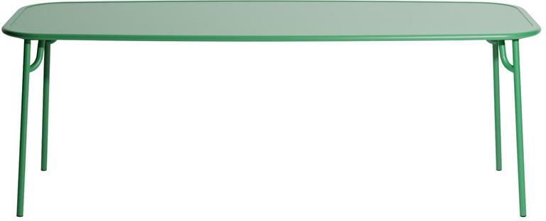 Petite Friture Week-end tuintafel 220x85 met dicht blad Mint Green