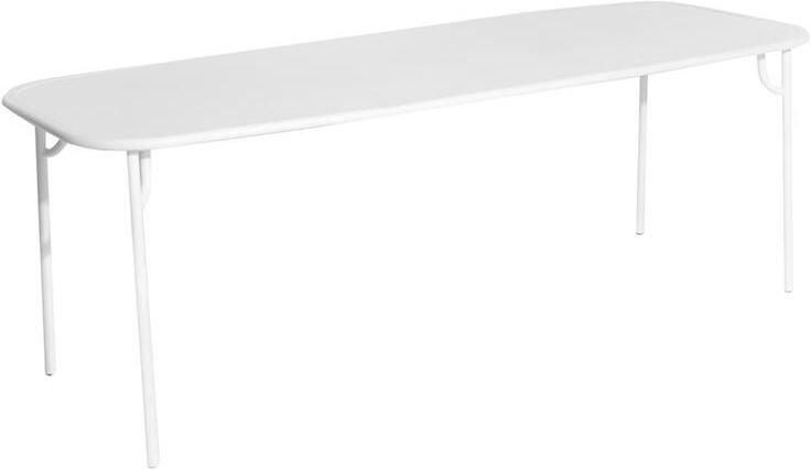 Petite Friture Week-end tuintafel 220x85 met dicht blad White