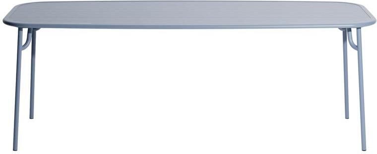 Petite Friture Week-end tuintafel 220x85 Pigeon Blue