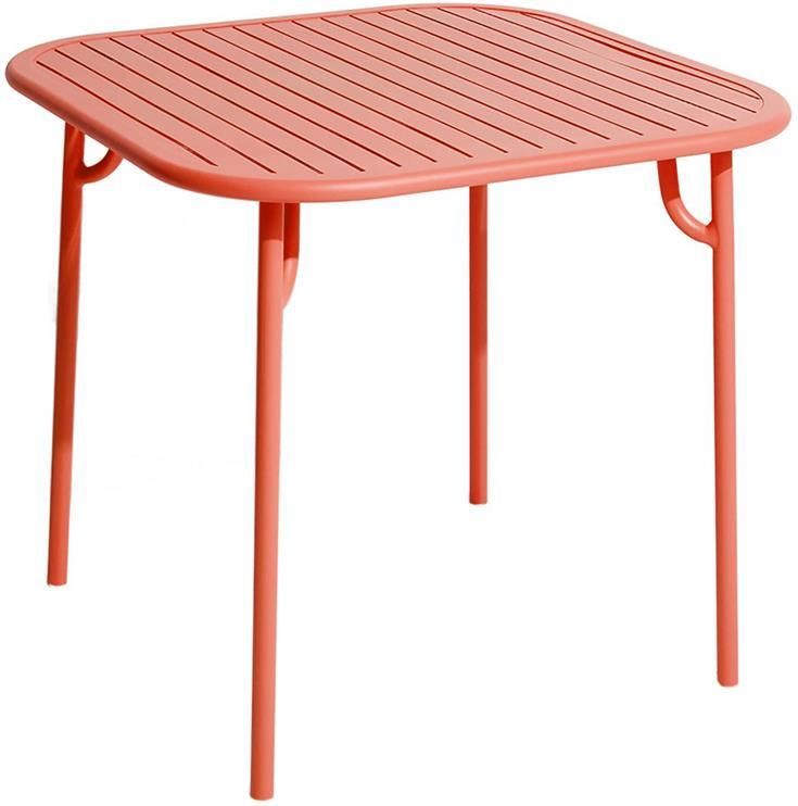 Petite Friture Week-end tuintafel 85x85 Coral