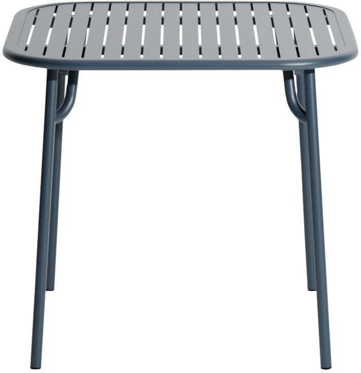 Petite Friture Week-end tuintafel 85x85 Grey Blue