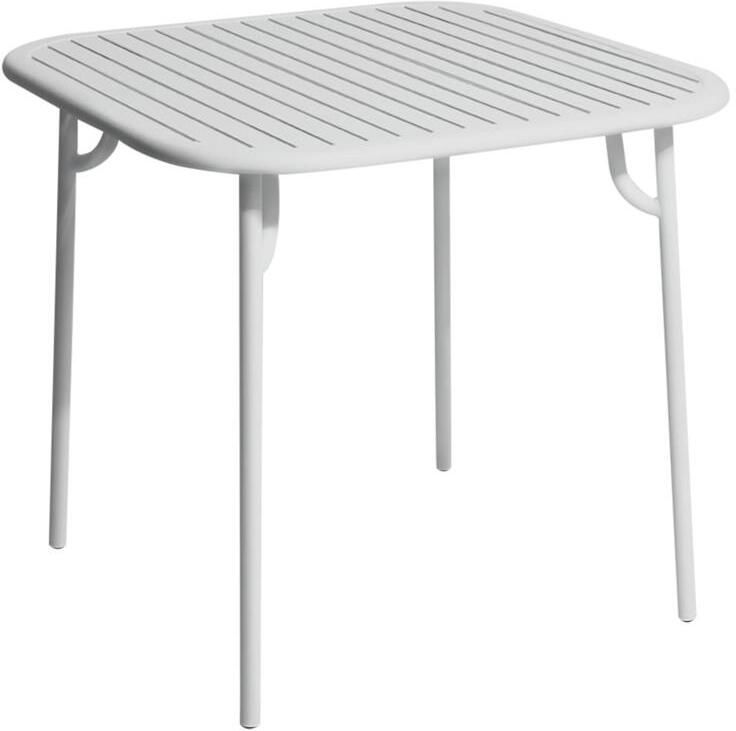 Petite Friture Week-end tuintafel 85x85 Pearl Grey