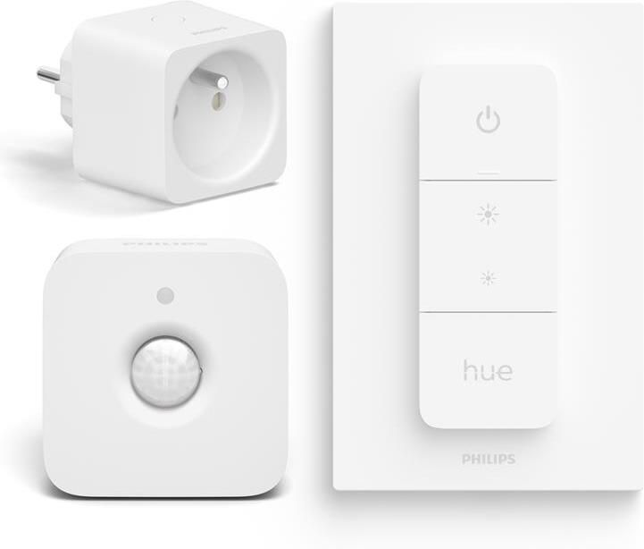 Philips Hue Combipack Smart Plug BE & Bewegingssensor & Dimmer Switch