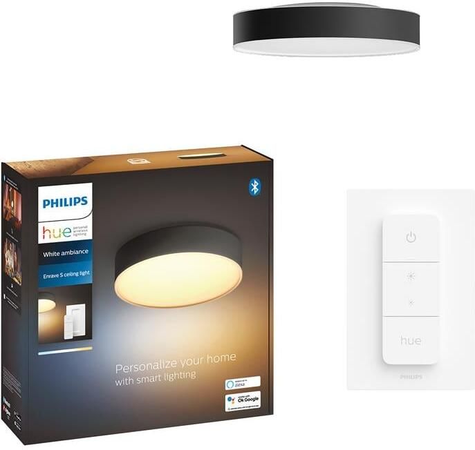 Philips Hue " Enrave Plafondlamp S Zwart "