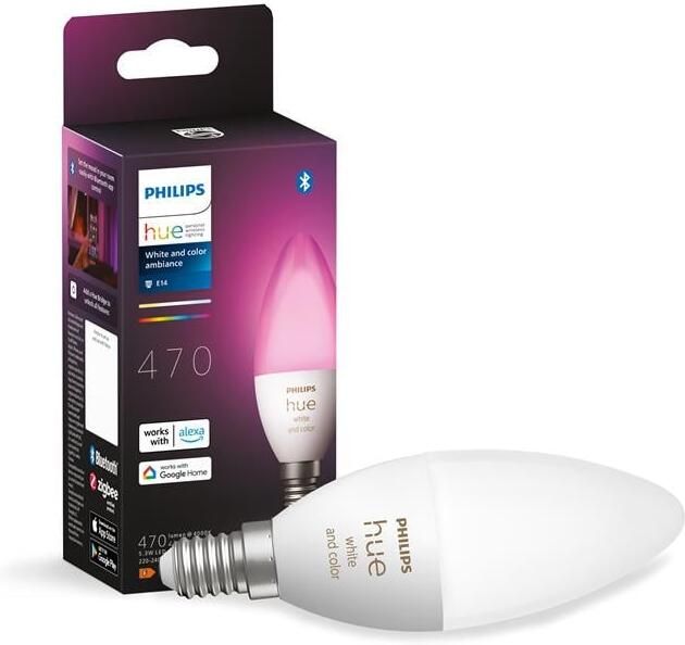 Philips Hue White and Color Ambiance kaars lamp mat dimbaar E14 5W … - Foto 2