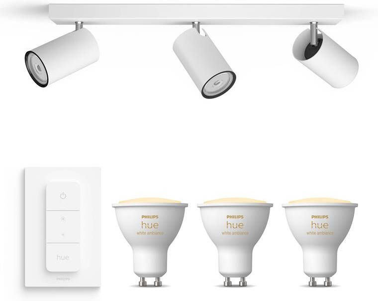 Philips Hue Philips myLiving Kosipo Opbouwspot met White Ambiance & Dimmer - Foto 1
