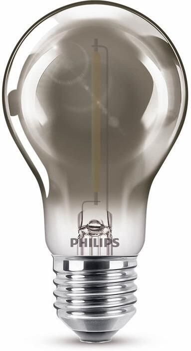 Philips LED Lamp Zwart 15 W E27 warmwit licht
