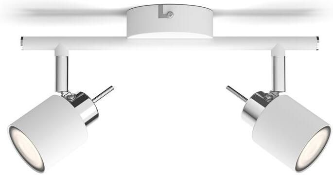 Philips Meranti opbouwspot 2-lichts wit