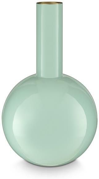 Pip Studio Bloemenvaas Blauwe vaas Metaal 19x33cm