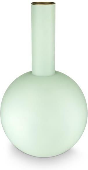 Pip Studio Bloemenvaas Blauwe vaas Metaal 24.5x42cm