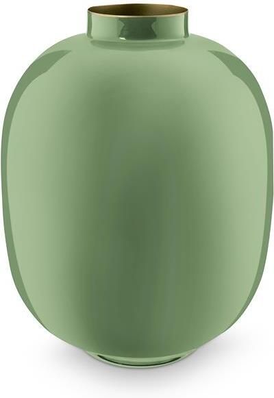 Pip Studio Bloemenvaas Groene vaas Metaal 32cm