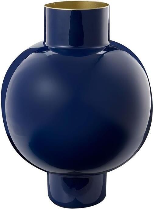 Pip Studio Bloemenvaas Metalen Vaas Donkerblauw 31.5x42cm