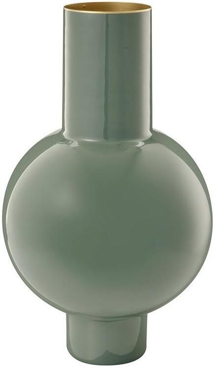 Pip Studio Bloemenvaas Metalen Vaas Groen 24x40cm