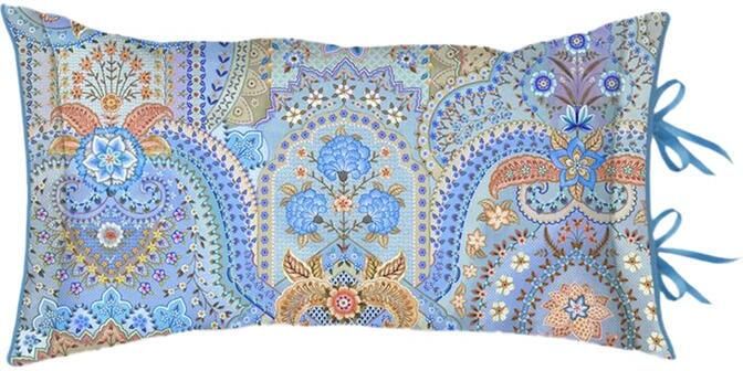 Pip Studio Jabali Flower Sierkussen 35 x 60 cm Blauw