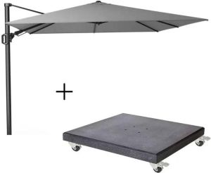 Platinum Challenger T² zweefparasol 300x300cm | Manhattan + Premium