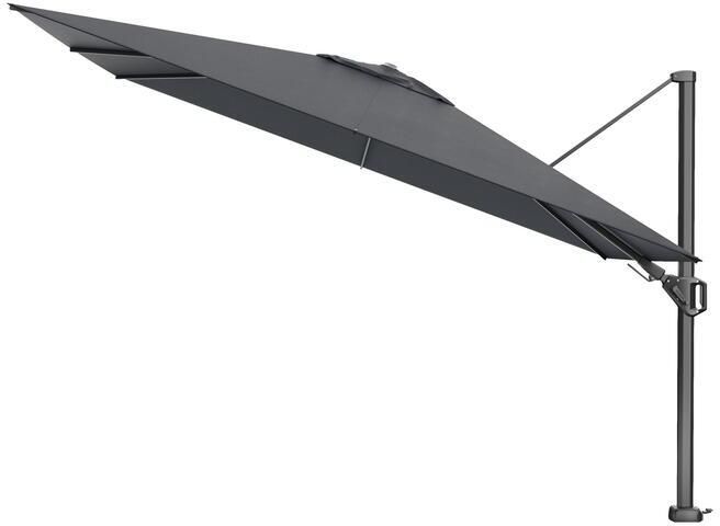 Platinum sun & shade Platinum Challenger zweefparasol T2 premium 2.60x3.50 faded black
