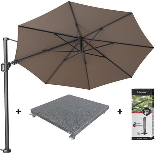 Platinum Challenger Premium T2 3.5 Rond Havanna Taupe + voet en hoes