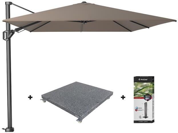 Platinum Challenger Premium T2 3.5x2.6 m Havanna + voet en hoes