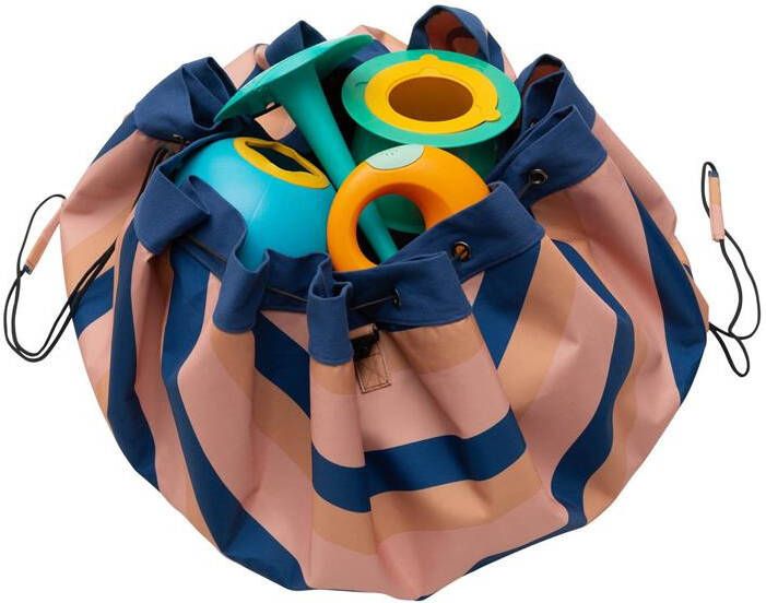 Play & Go Outdoor opbergtas mokka stripes