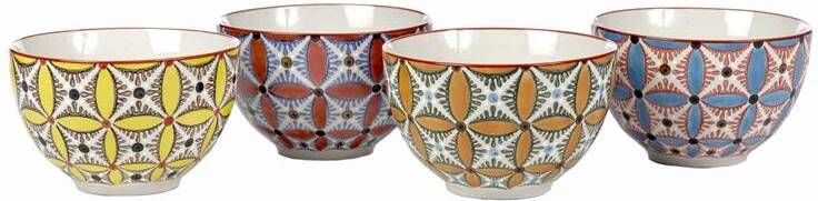 POLSPOTTEN Hippy Kommen Set van 4 ¯ 12 cm