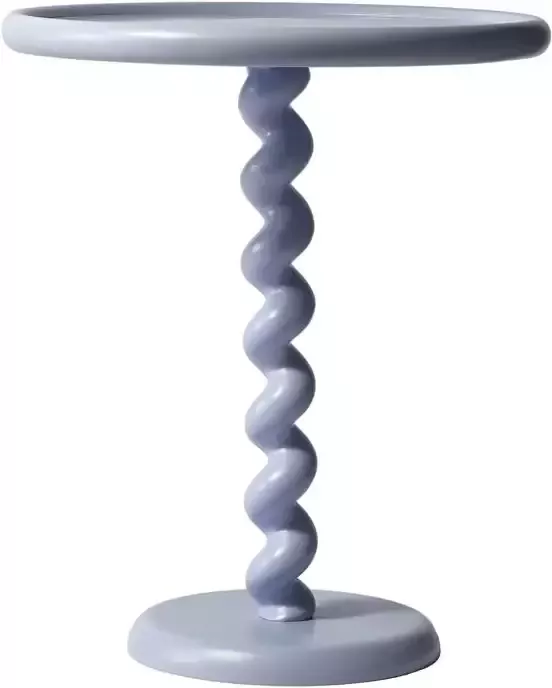 POLSPOTTEN Twister Bijzettafel Lichtblauw