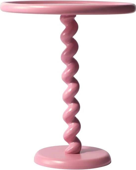 POLSPOTTEN Twister Bijzettafel Roze - Foto 1