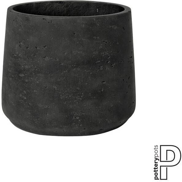 Pottery Pots Bloempot Patt Black washed-Zwart D 34 cm H 28.5 cm - Foto 1