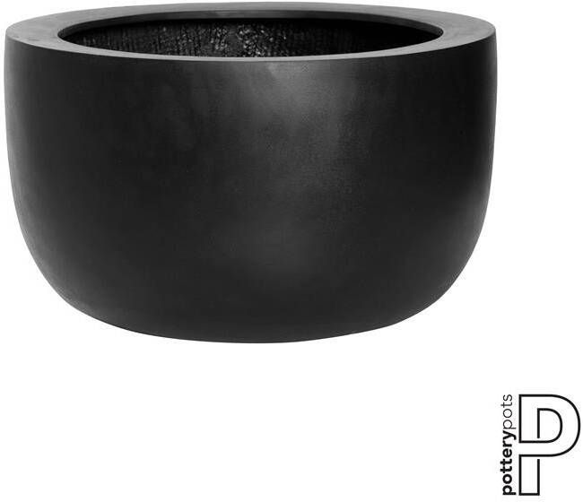 Pottery Pots Schaal-Plantenbak Sunny Zwart D 45 cm H 27 cm