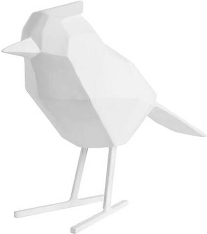 present time Ornament Bird Large Wit 24x9x18 5cm