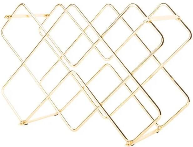 Present time Wijnrek Diamonds Goud 40 5x15 5x27 5cm