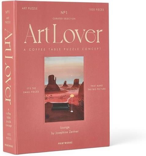 Printworks Art Lover Boek Puzzel Lounge 1000 stukjes