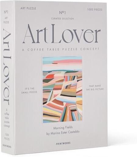 Printworks Art Lover Boek Puzzel Morning Fields 1000 stukjes