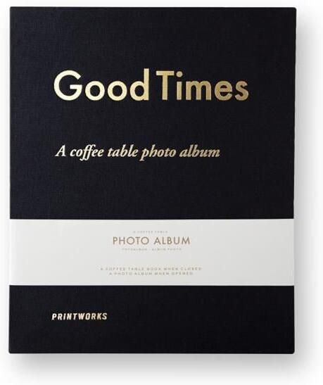 Printworks Fotoalbum Good Times (L) Zwart