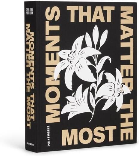 Printworks Fotoalbum Moments that Matter the Most Zwart